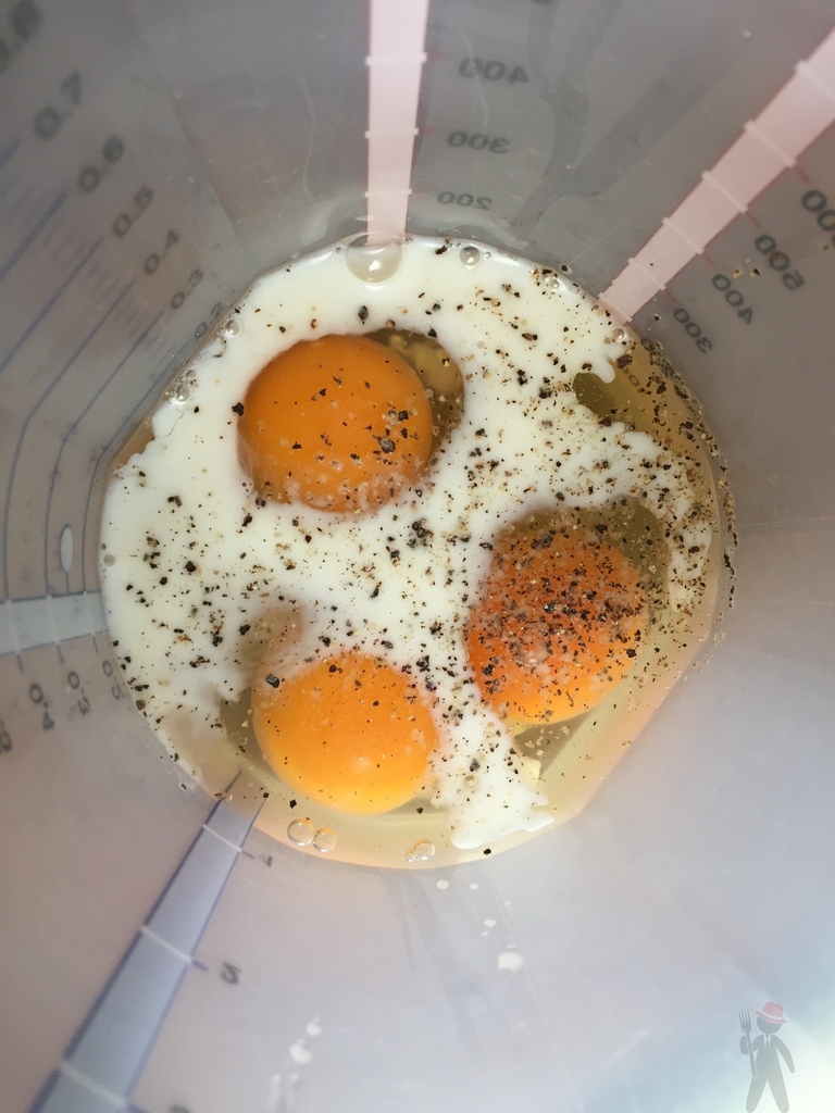 Omelett mit Spinat und Gorgonzola - Gabel Gangster